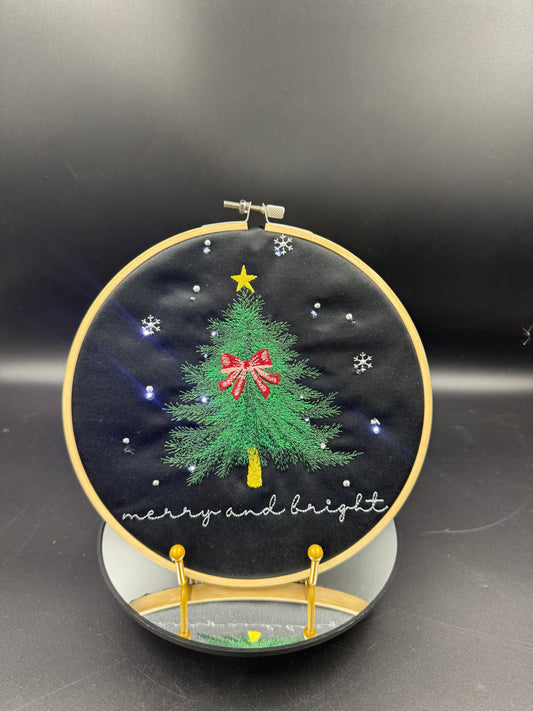 Light-Up Embroidered Art