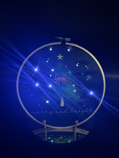 Light-Up Embroidered Art
