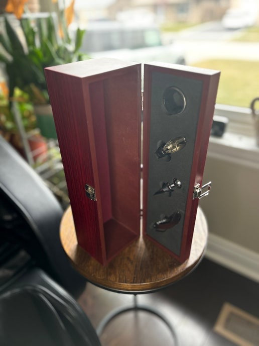 Wine Box Set with Four Accessories